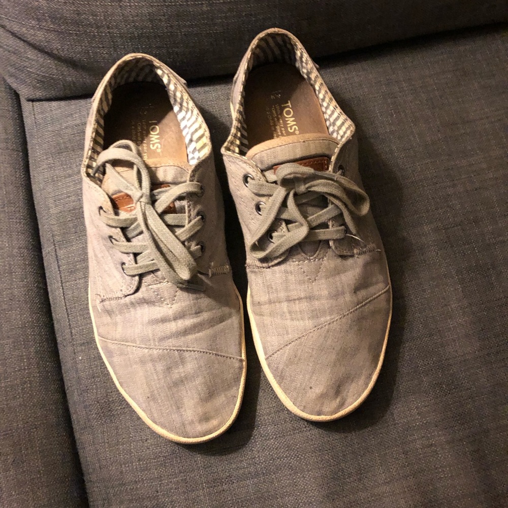 Toms grey cordone sneakers